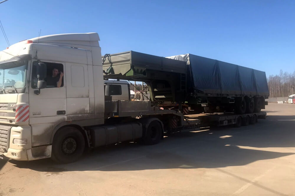 Что перевозили: Перевозка трех единиц военной техники с Иваново – в МО г. Бронницы для ЦНИИ Минобороны